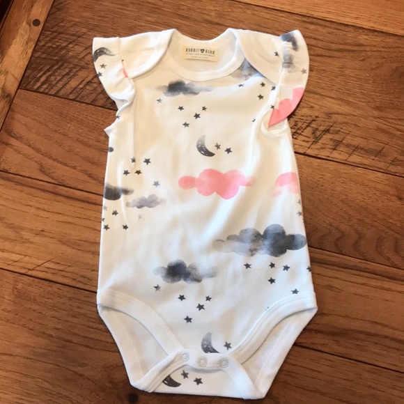 Rabbit Bear Organic Girl Onesies. 3 Pack. NWT - Picture 4 of 5